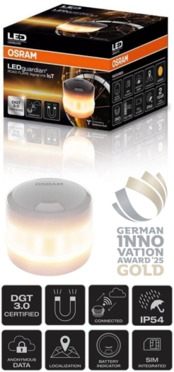 bBliza V16 Osram conectada en oferta - Luz de emergencia oficial DGT 3.0 con descuento y pedidos por WhatsApp para toda España